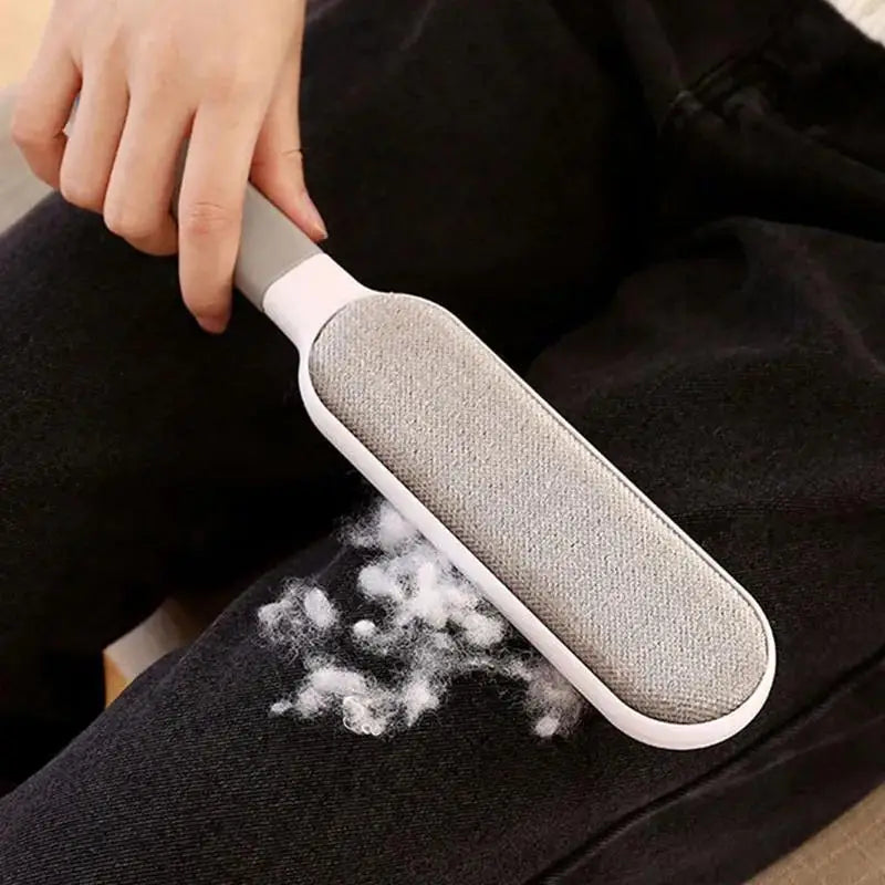 Double-Sided Pet Hair Remover, Manual Electrostatic Sticky Lint Brush, for Cat, Clothing, Sofa, Furniture, Carpet Cleaning