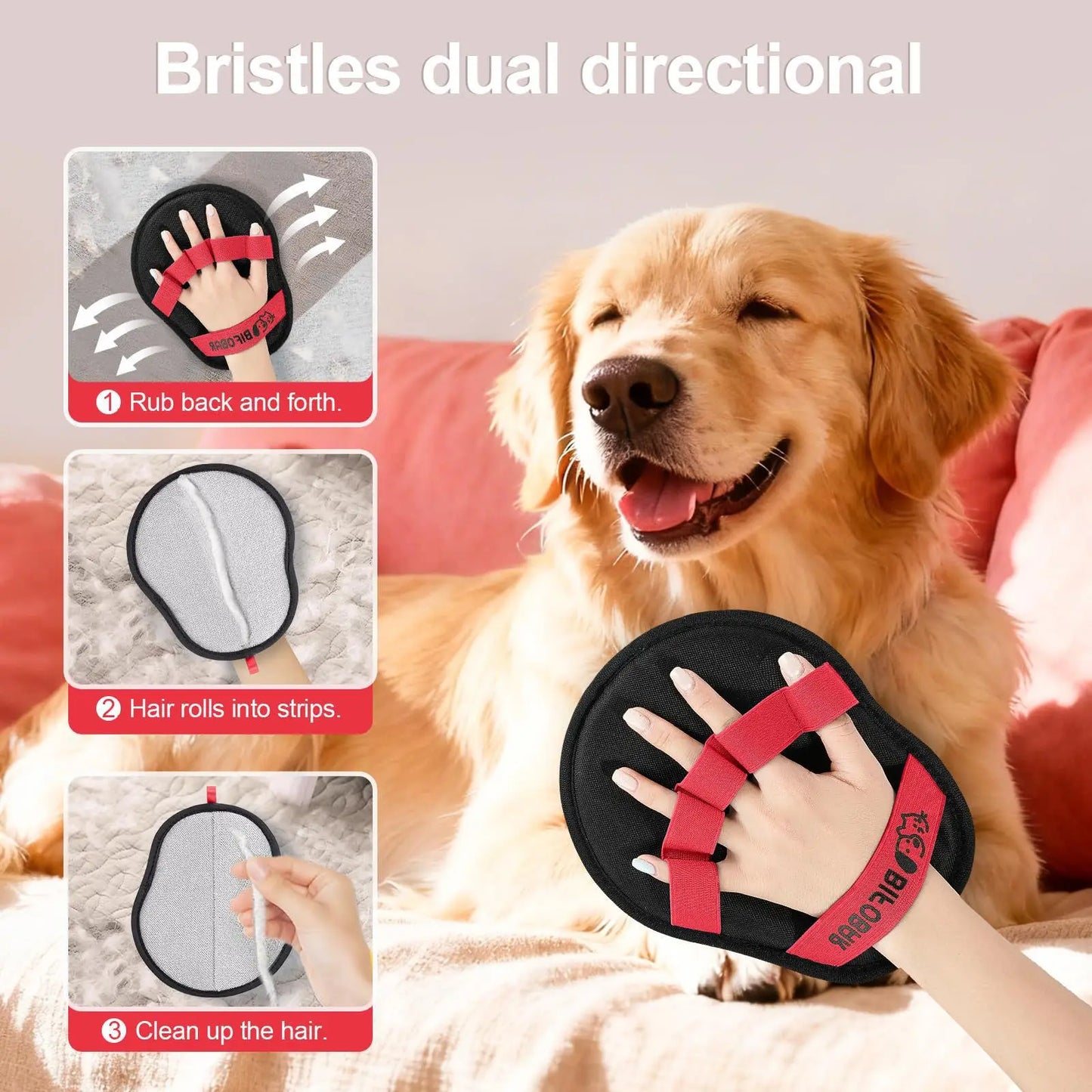 Fantastic 2026 Luxury  Pet Comb Soft and Durable Dog Grooming Brush for Shedding Simple Style Hair Gloves Brush
