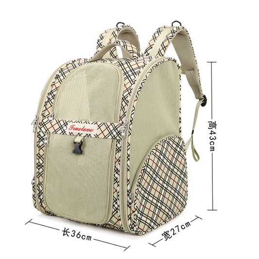 Paws on the go breatheable pet an adventure backpack !