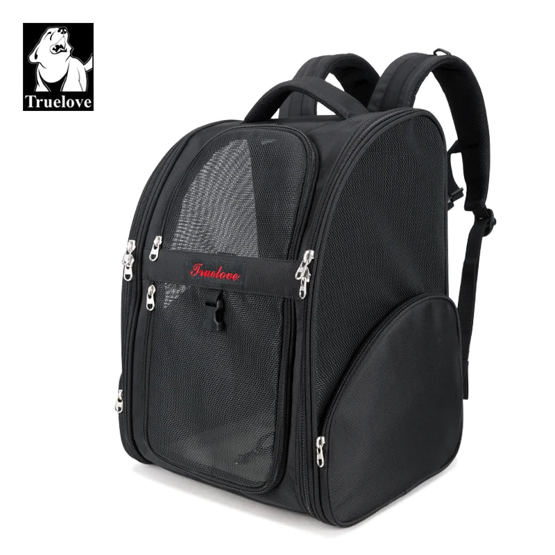 Truelove Pet Backpack Nylon Small Cat and Dog Teddy Outdoor Activity Bag Portable Breathable Than Bear Travel Small Pet TLX5971