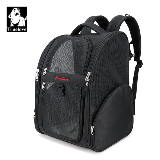 Truelove Pet Backpack Nylon Small Cat and Dog Teddy Outdoor Activity Bag Portable Breathable Than Bear Travel Small Pet TLX5971