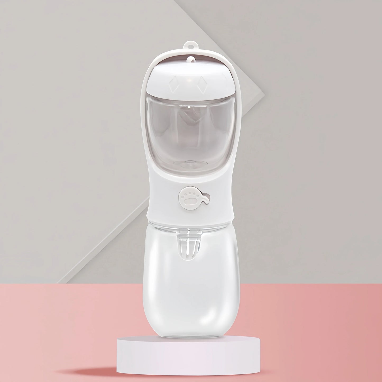 Portable travel water bottle and food container