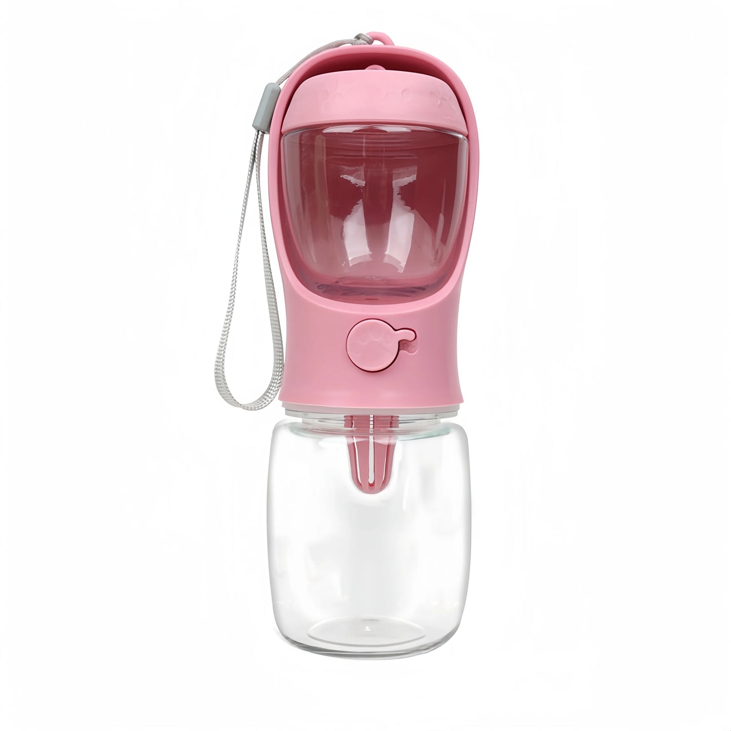 Portable travel water bottle and food container