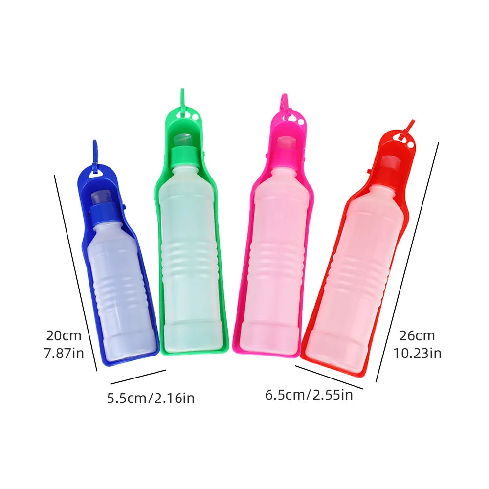 Travel water bottle and food container