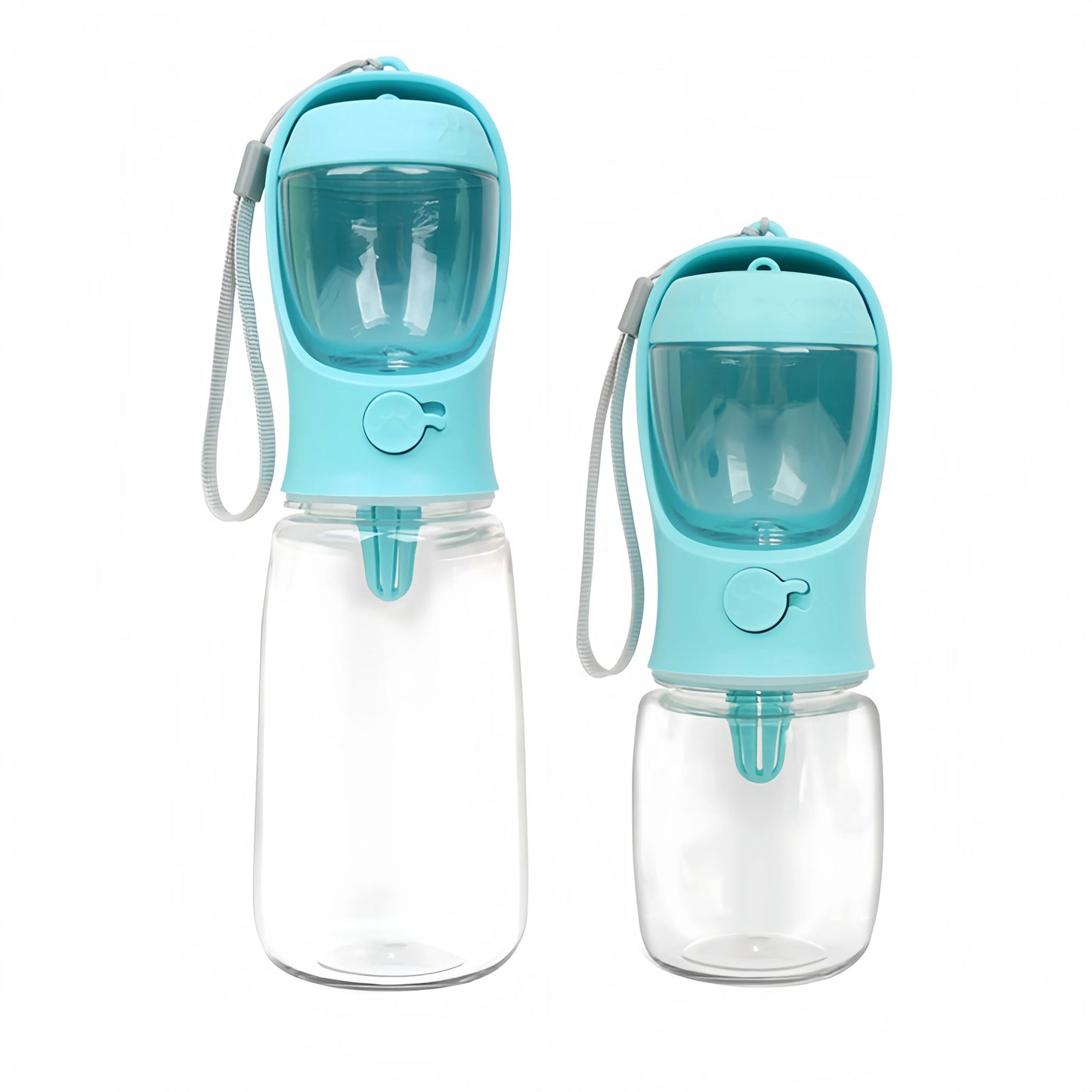 Portable travel water bottle and food container