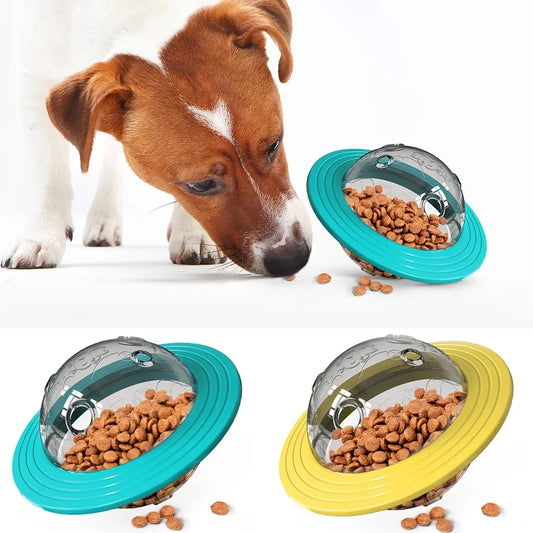 Paws on the go interactive, treat toss toy