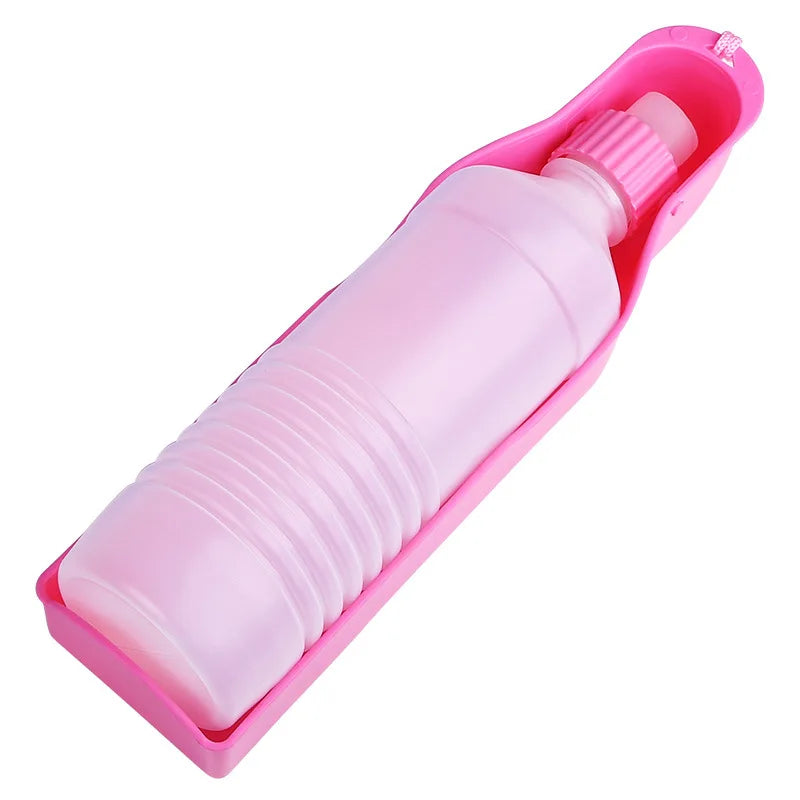 Portable Dog Water Bottle Outdoor Walking Hiking Travel Pet Drinking Cup Leakproof Reusable Water Dispenser